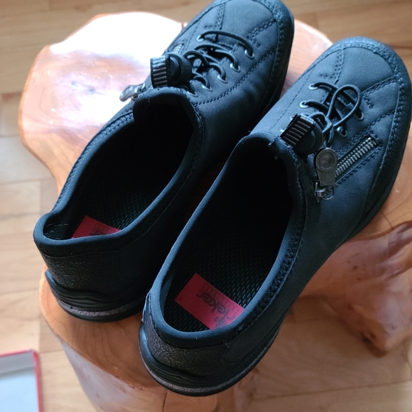 Brand New Rieker Black Sneakers, Size 36 (5½) - Picture 3 of 6